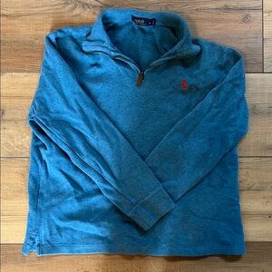 Polo Ralph Lauren Blue Quarter-Zip Pullover